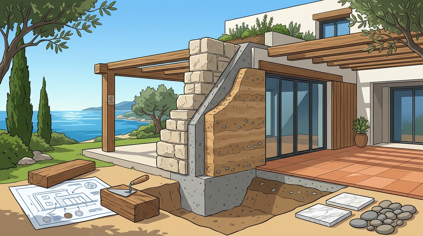 Sustainable Materials in Luxury Greek Villa Construction