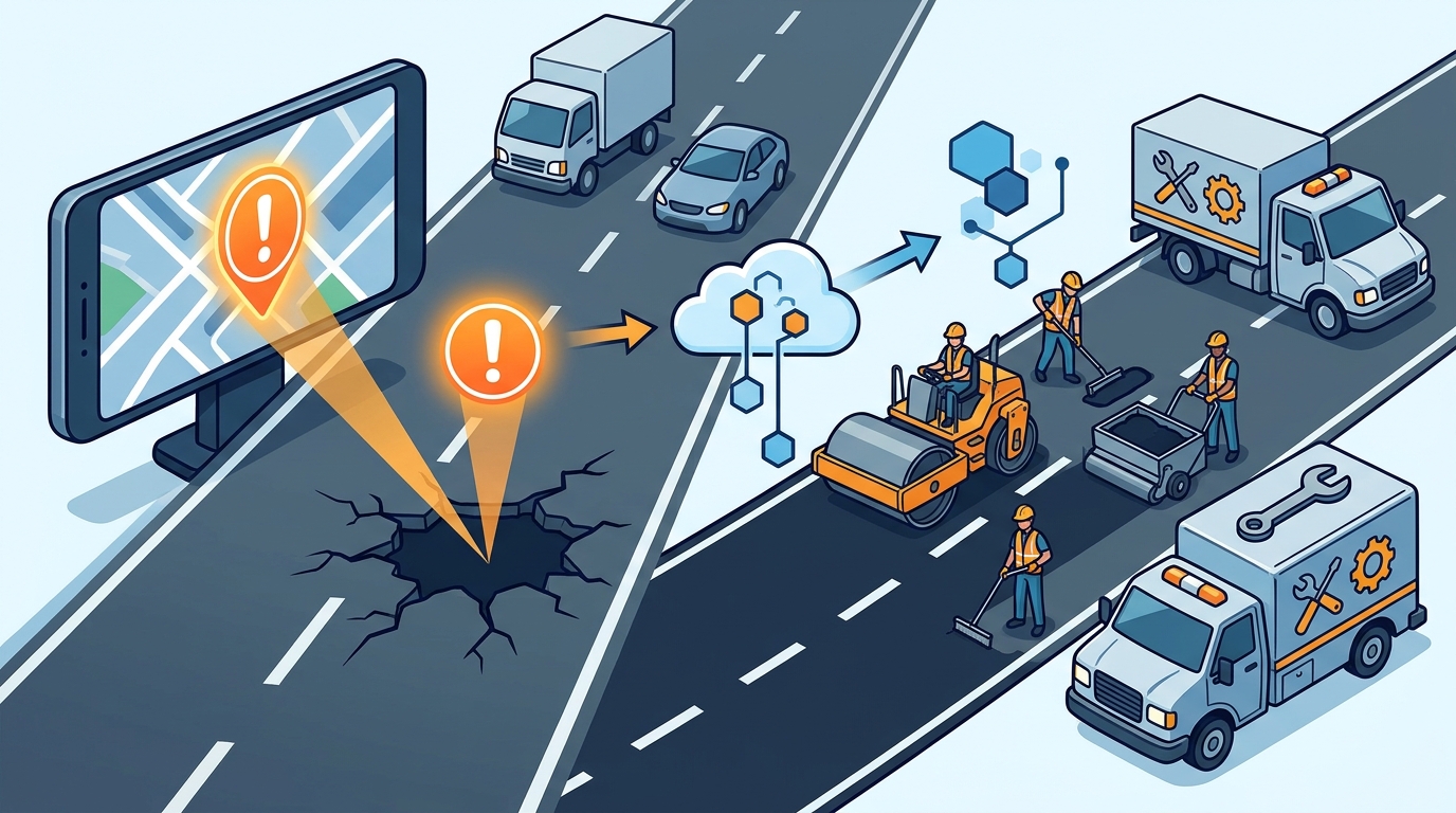 How Real-Time Hazard Reporting Helps Municipalities Fix Roads