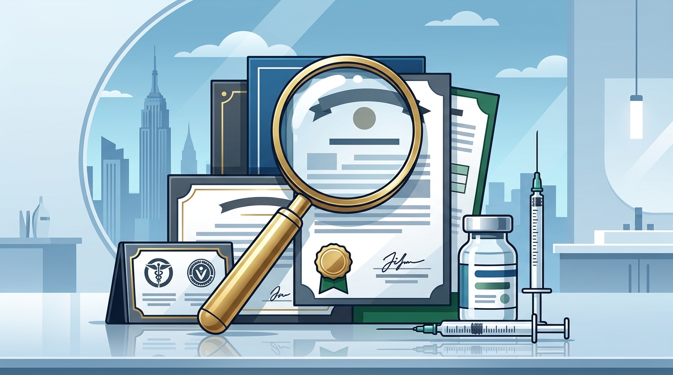 How to Verify Botox Provider Credentials in NYC