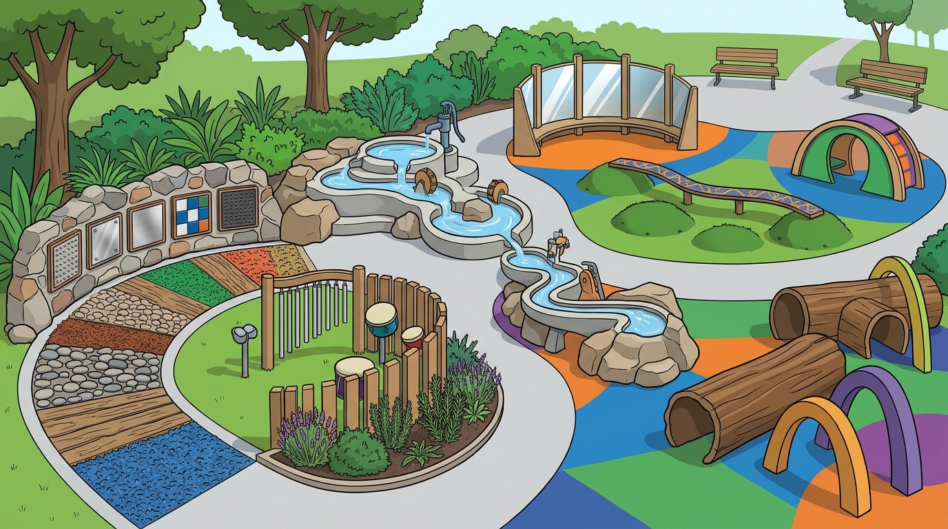 What Makes a Great Sensory Playground and How Do Designers Build