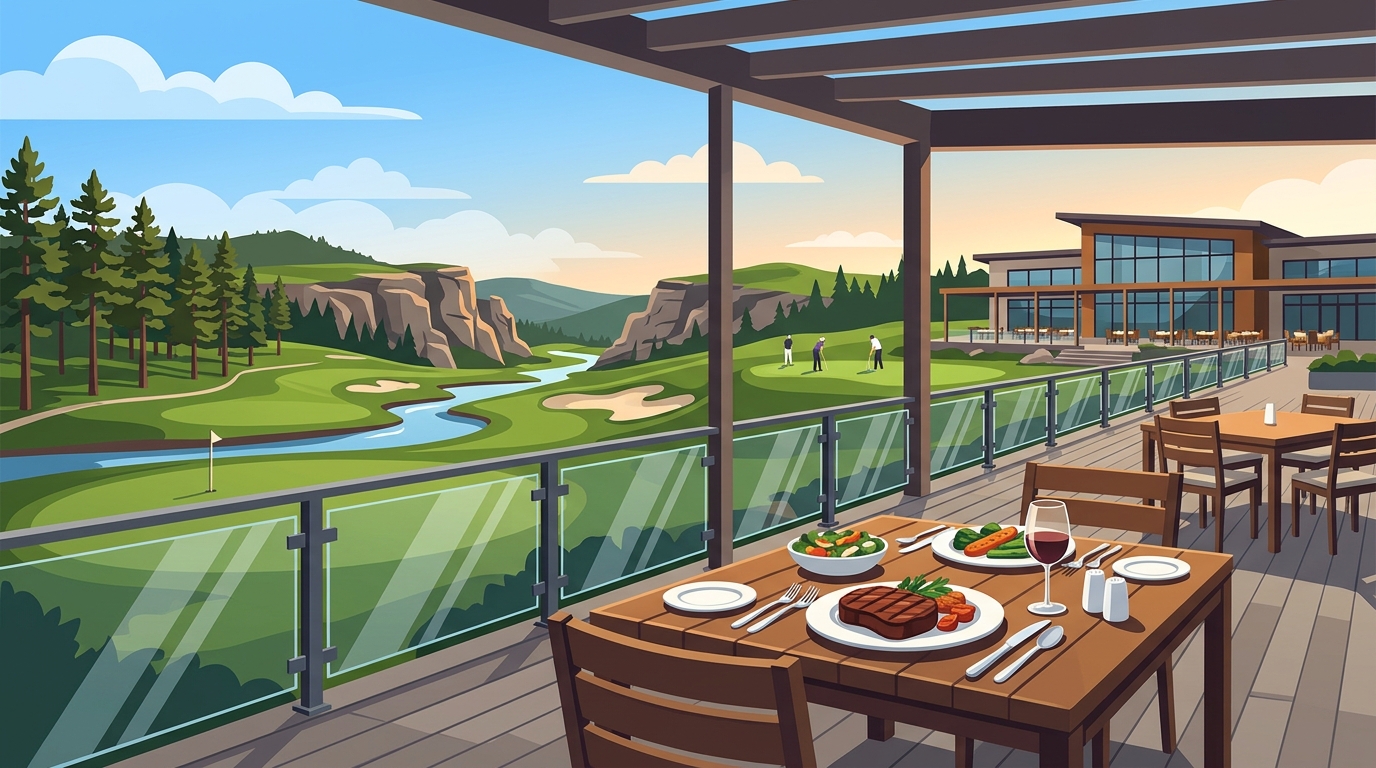 7 Best Alfresco Dining Spots at Golf Courses Around Rapid City