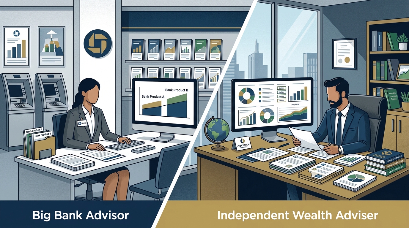 Independent Wealth Advisers vs Big Bank Advisors in Melbourne