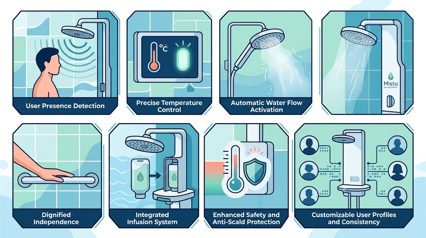 7 Motion Sensor Features That Make Hands-Free Shower Systems