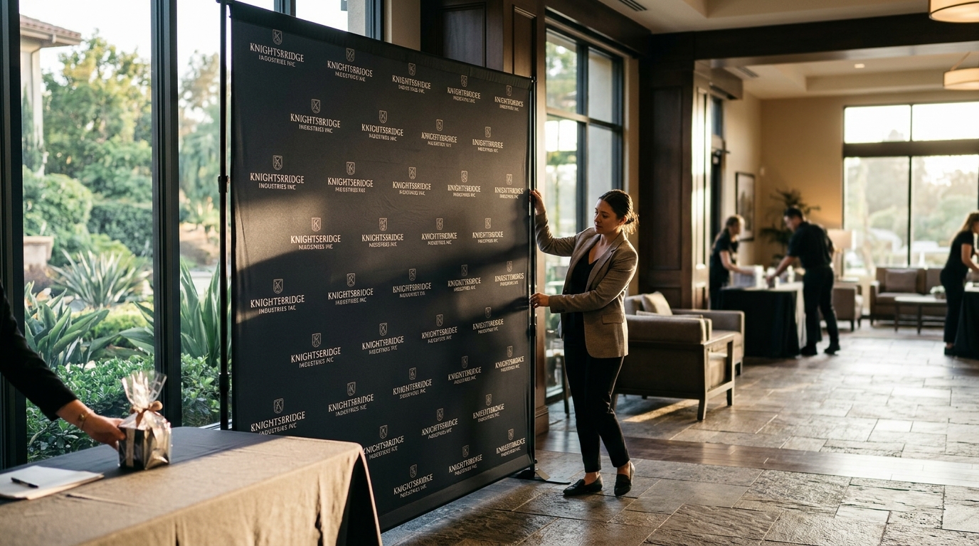 Ordering 8x10 Step and Repeat Banners Near San Dimas