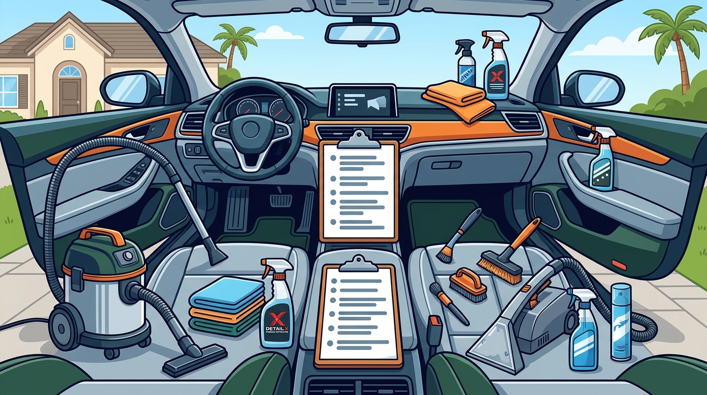7 Essential Steps for a Complete Deep Interior Car Cleaning at