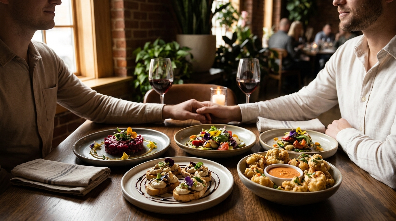 7 Vegan Appetizers and Plates to Split on a Date Night