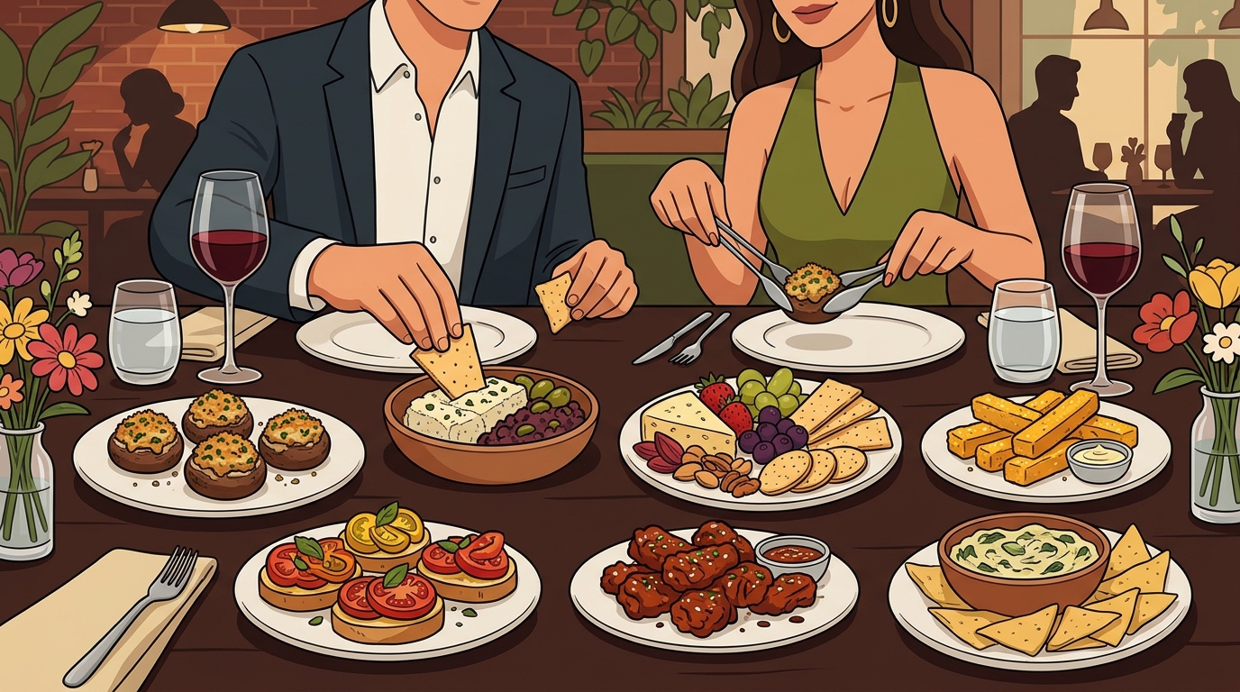 7 Vegan Appetizers and Plates to Split on a Date Night