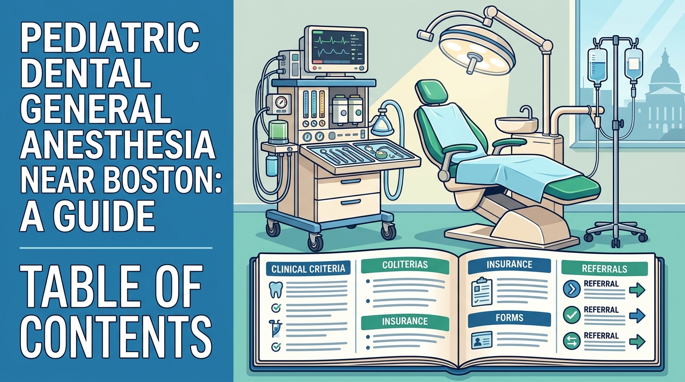 Pediatric Dental General Anesthesia Near Boston: A Guide