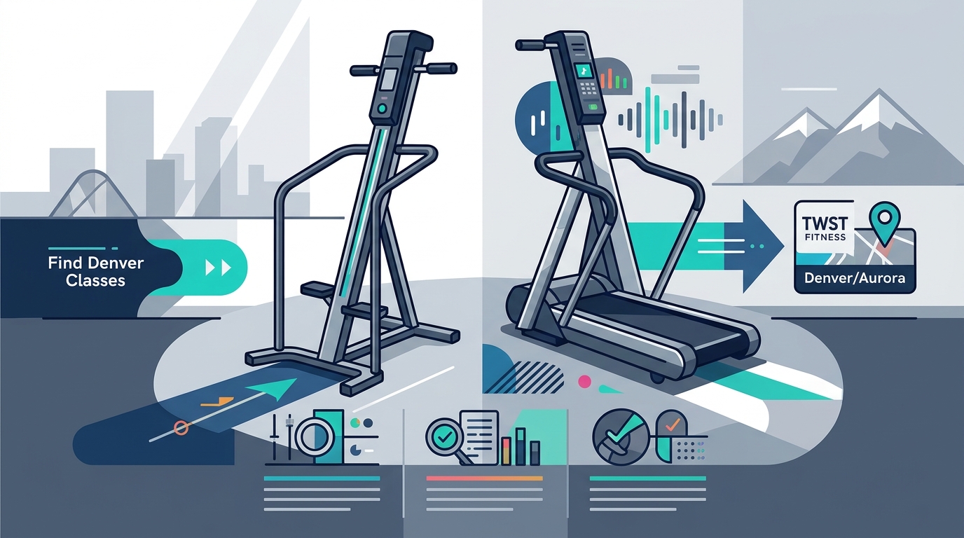 Which Denver Studios Have a Rhythm-Based VersaClimber Group?