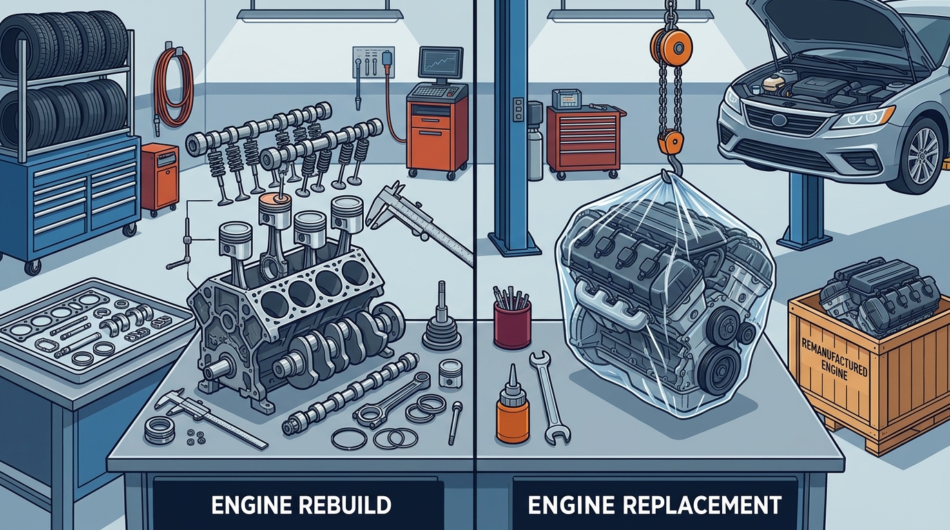 Engine Rebuild vs. Replacement: Which Repair Option Fits Your 20