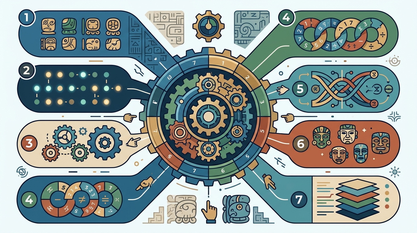 7 Key Components of the Mayan Tzolkin Calendar System