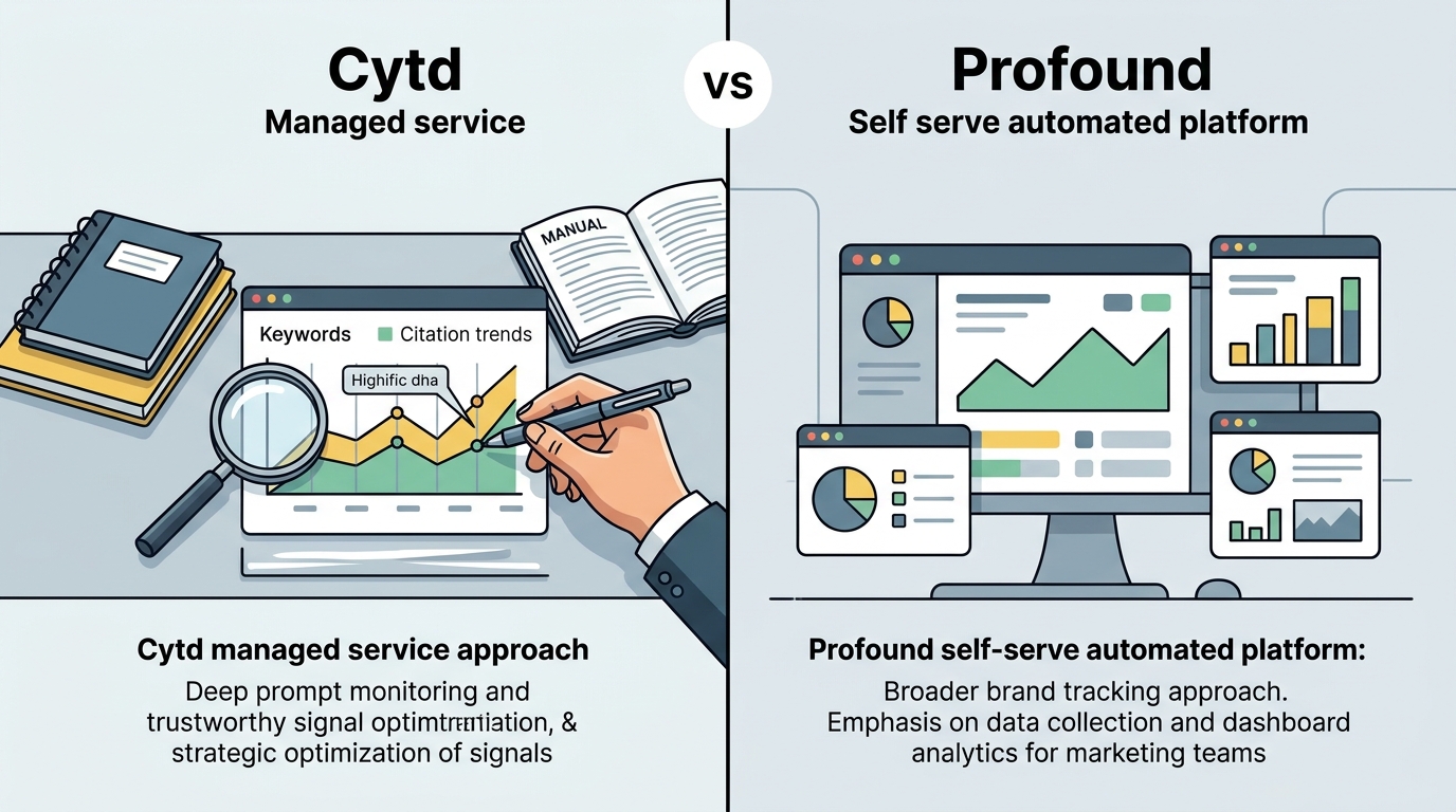 Cytd vs Profound: Competitor AI Visibility Tracking