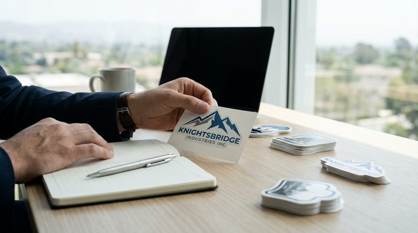 Custom Die Cut Decal Stickers for Trade Show Giveaways in SanDim