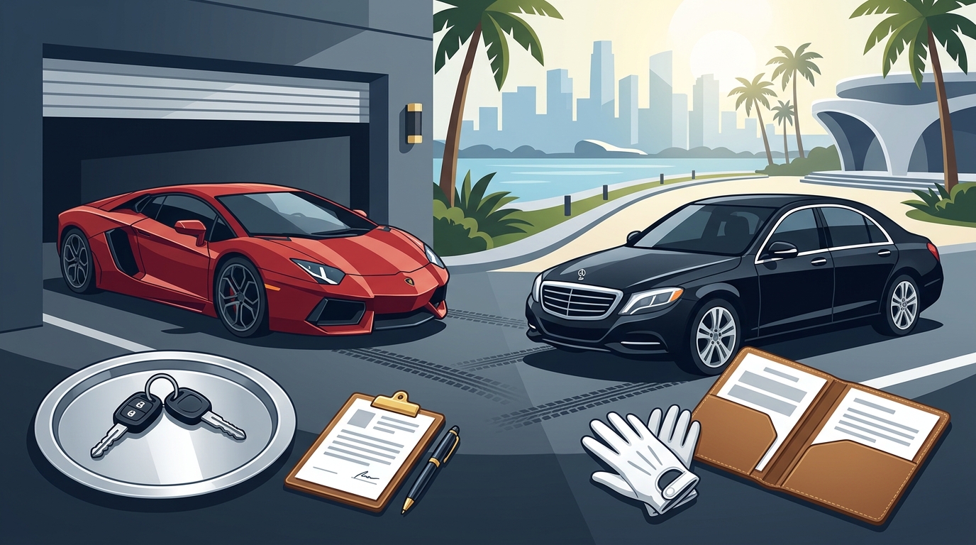 Supercar and Chauffeur Coordination in Miami: A Private Concier