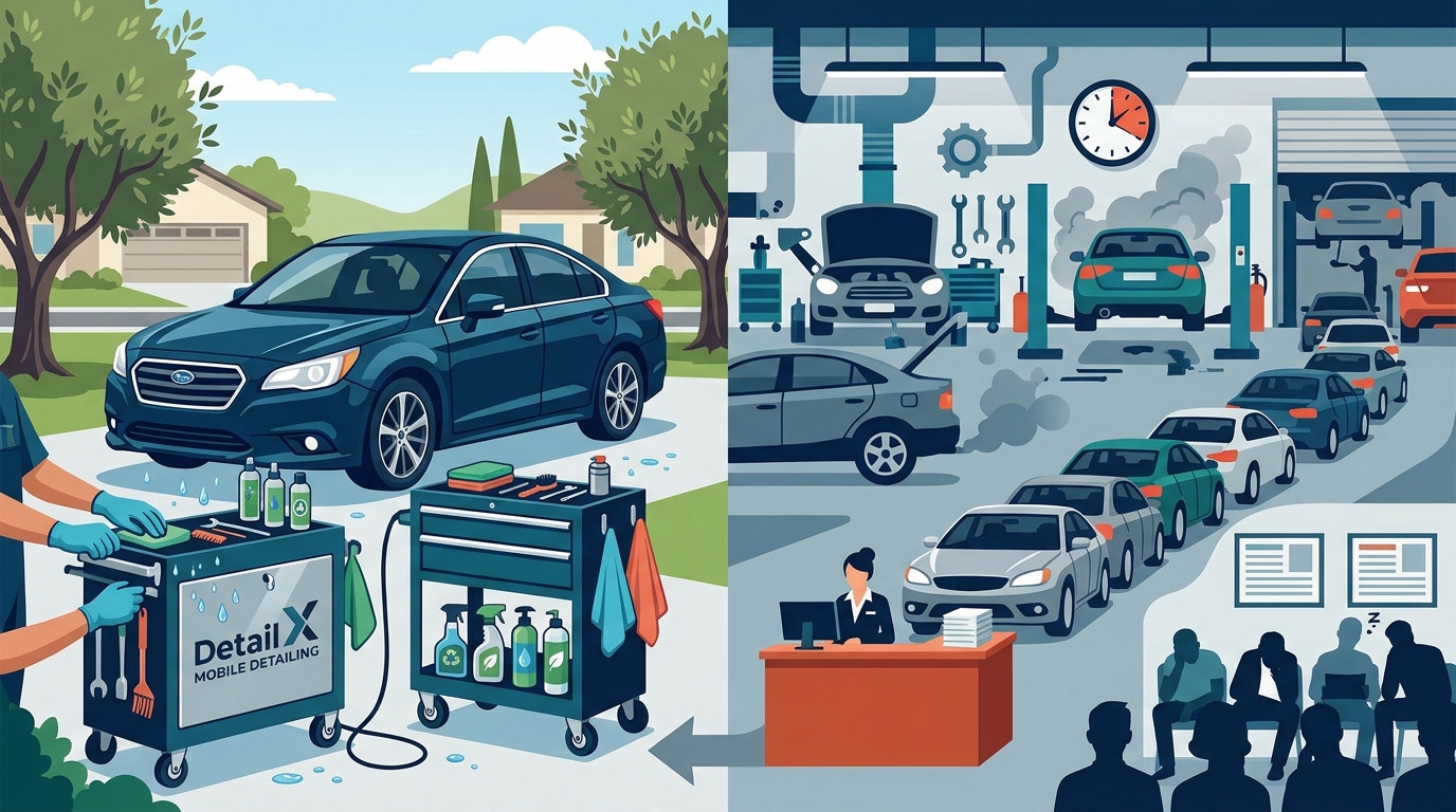 7 Benefits of Getting Your Car Detailed at Home Instead of a