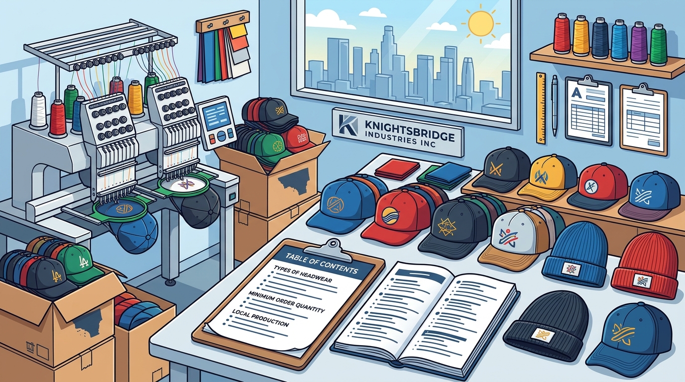 Ordering Custom Caps and Beanies in Los Angeles County