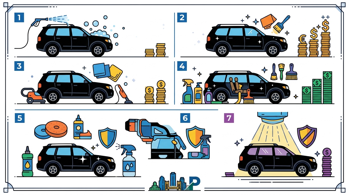 7 SUV Detailing Package Options and Costs in Sacramento