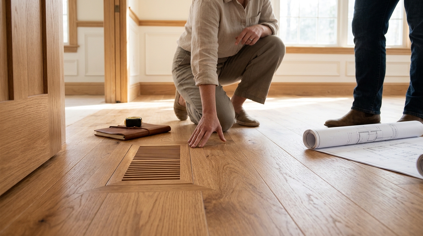 Where to Buy Flush Mount Wood Floor Registers in South Yarmouth