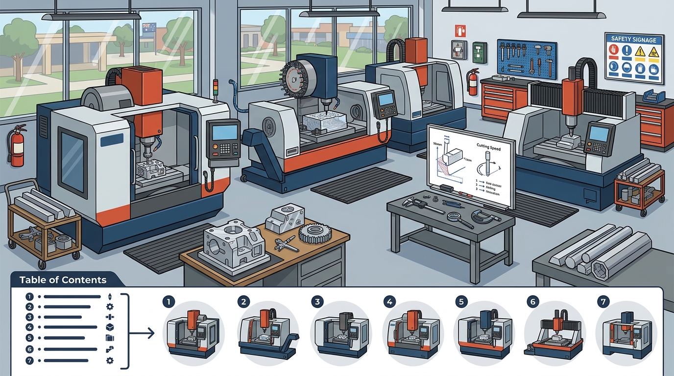 7 CNC Machining Centre Models Australian Technical Colleges Use