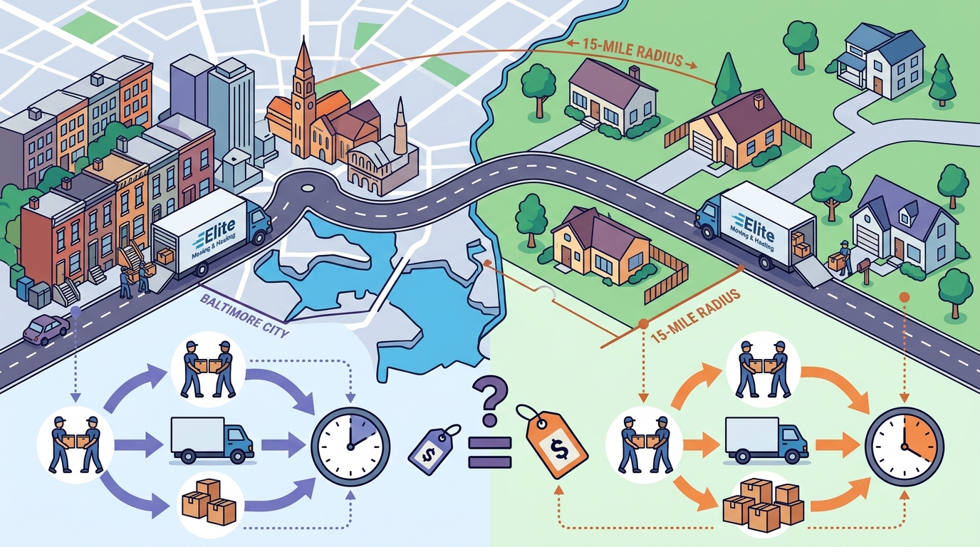 Baltimore vs. Maryland Suburbs: Moving Price Differences