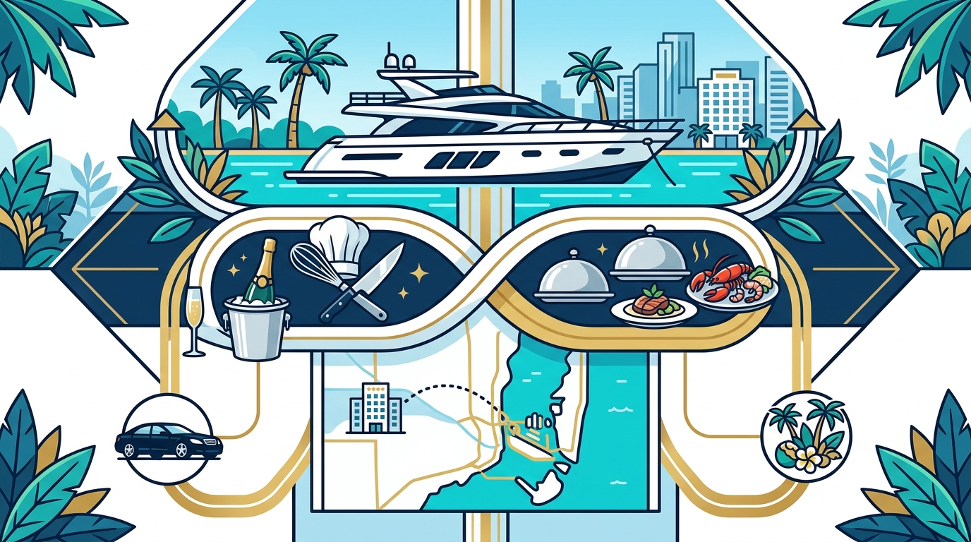 Who Arranges a Yacht and Private Chef for a Miami Weekend?