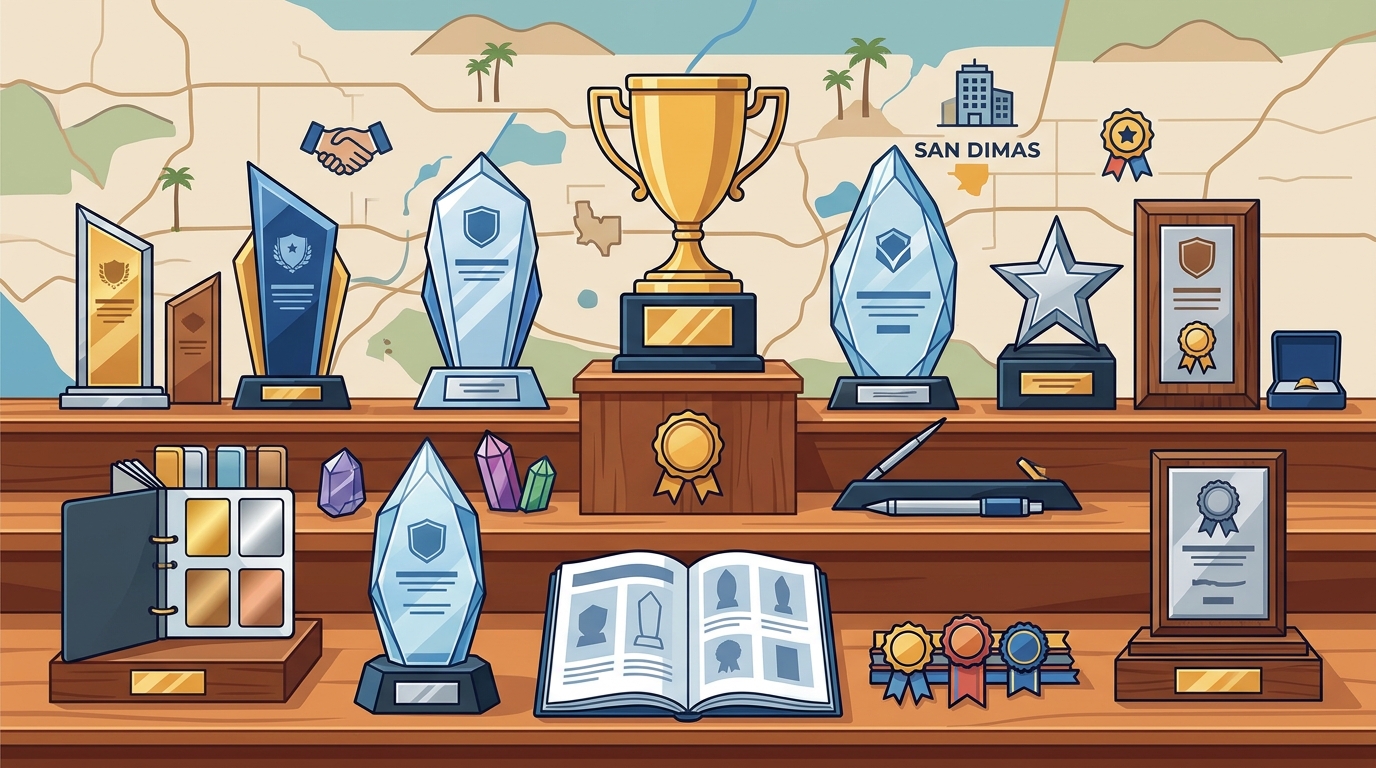 Custom Trophies and Employee Recognition Awards in the San