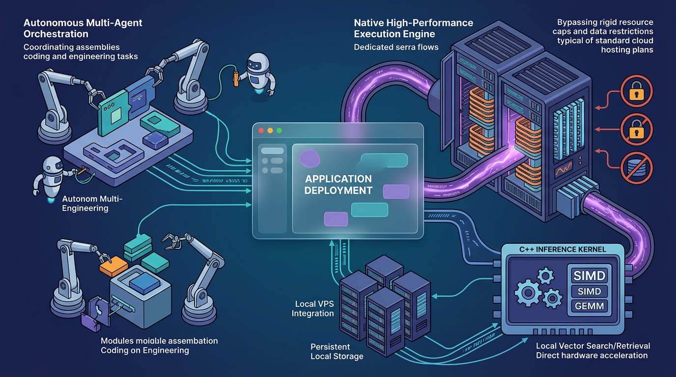 Which Hosting Plan Supports Custom Application Deployment?