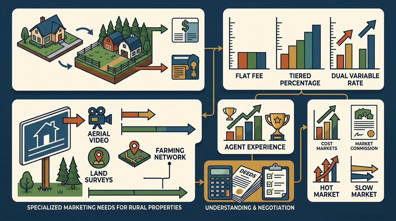 5 Typical Commission Structures Rural Agents Charge Near Spokane