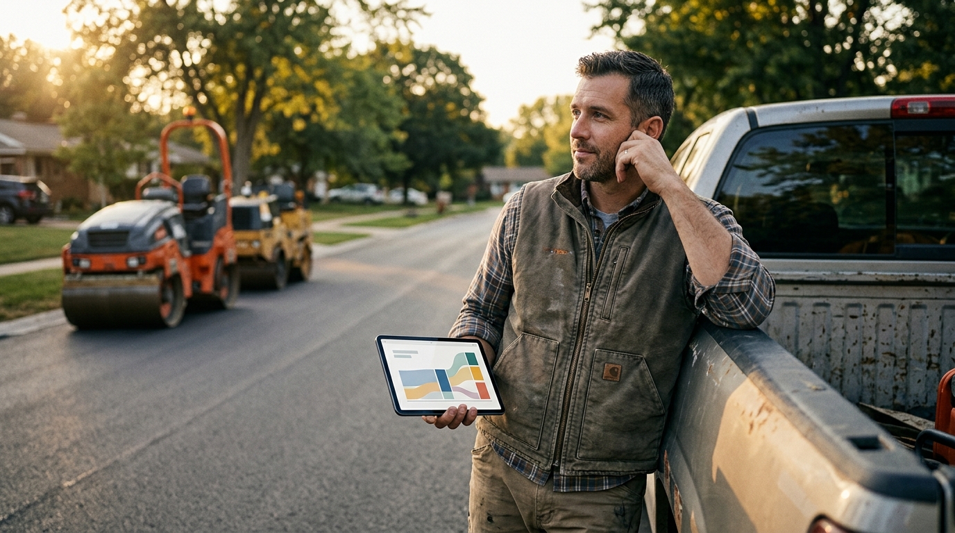 What pricing plans work best for small pavement contractors?