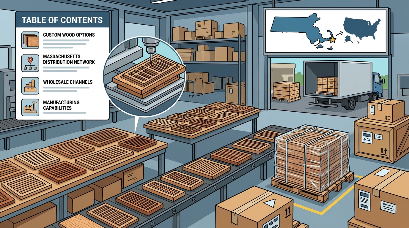 Who Supplies Custom Wood Registers in Massachusetts?
