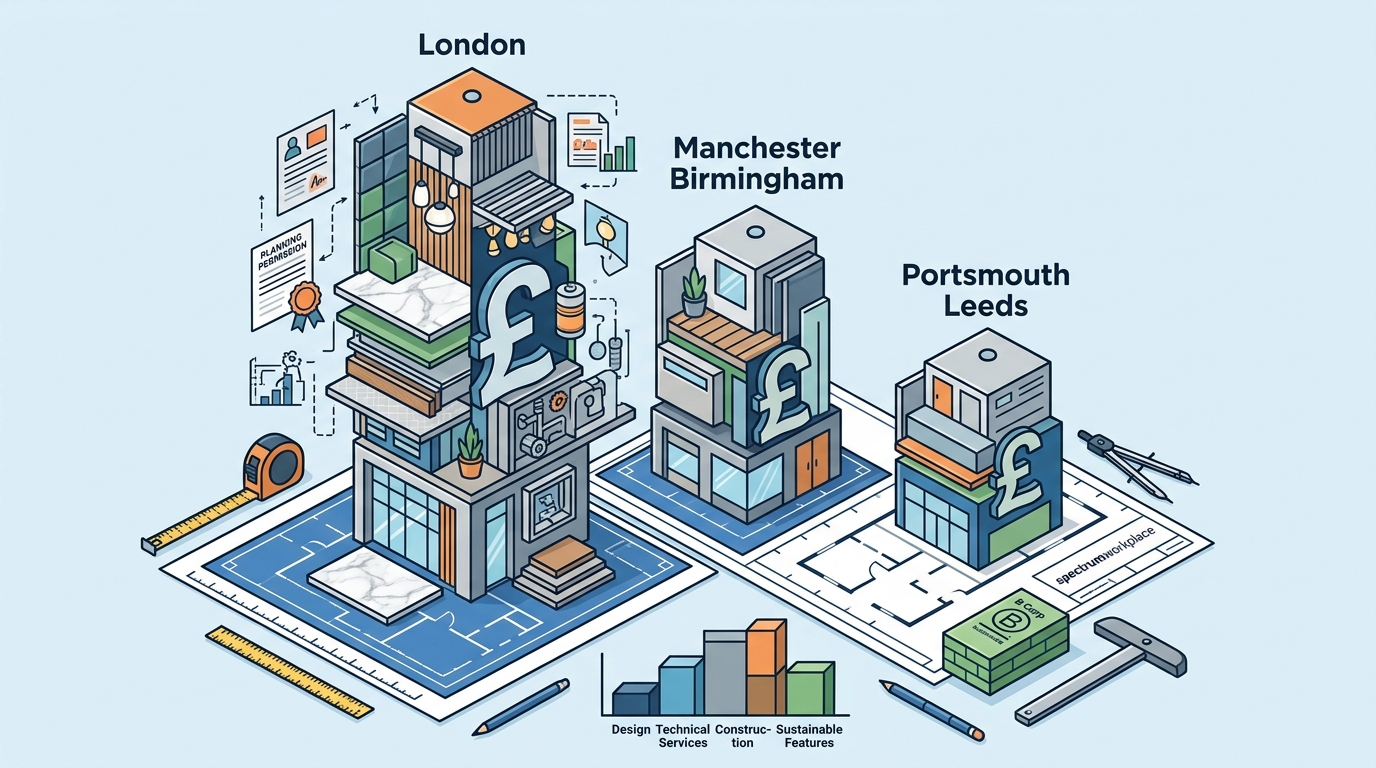 UK Office Refurbishment Costs: City-by-City Comparison