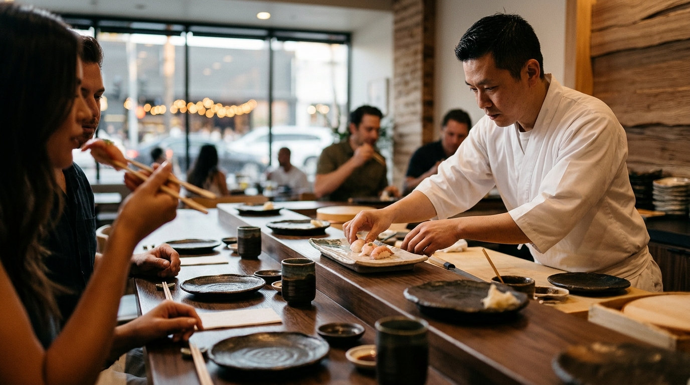 5 Top Omakase Experiences Near Sunset Boulevard in Los Angeles