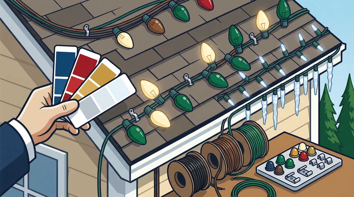 Customize Your Christmas Light Design Before Booking