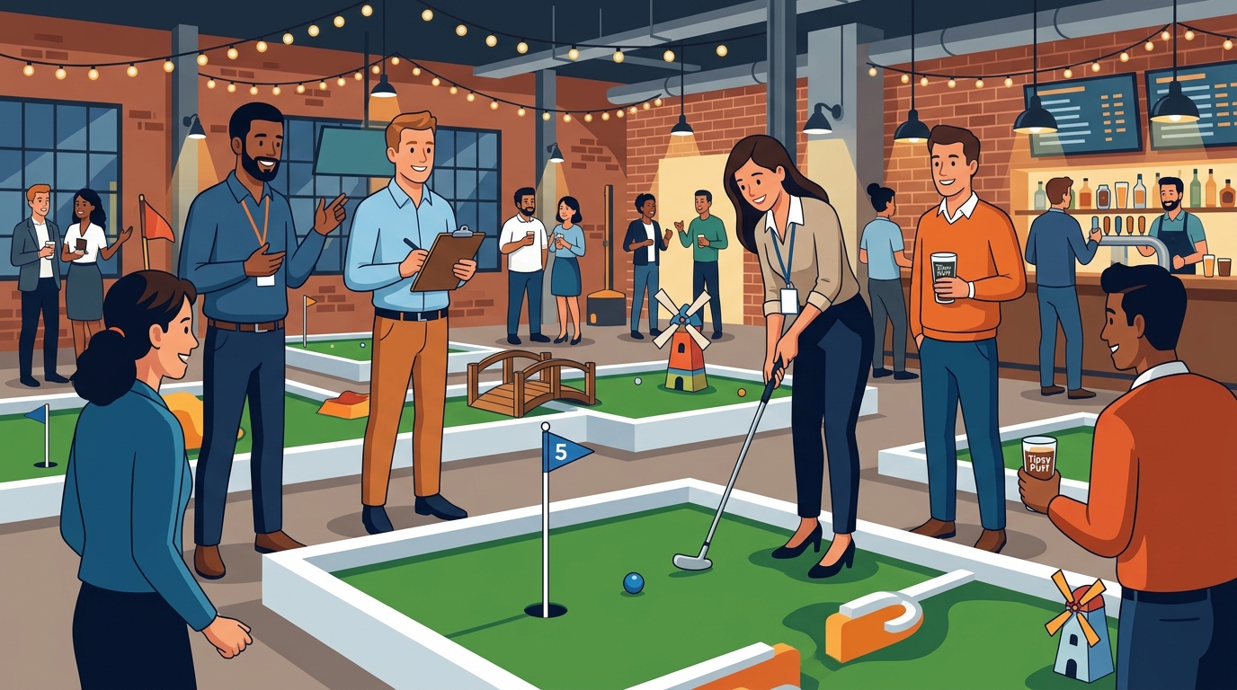 Indoor Mini-Golf for Corporate Team Building