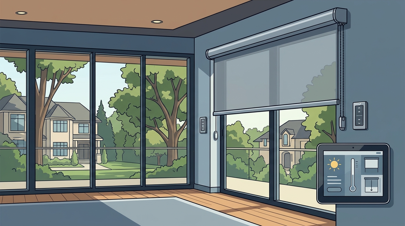 Motorized Shades for Energy Efficiency in Saddle River NJ