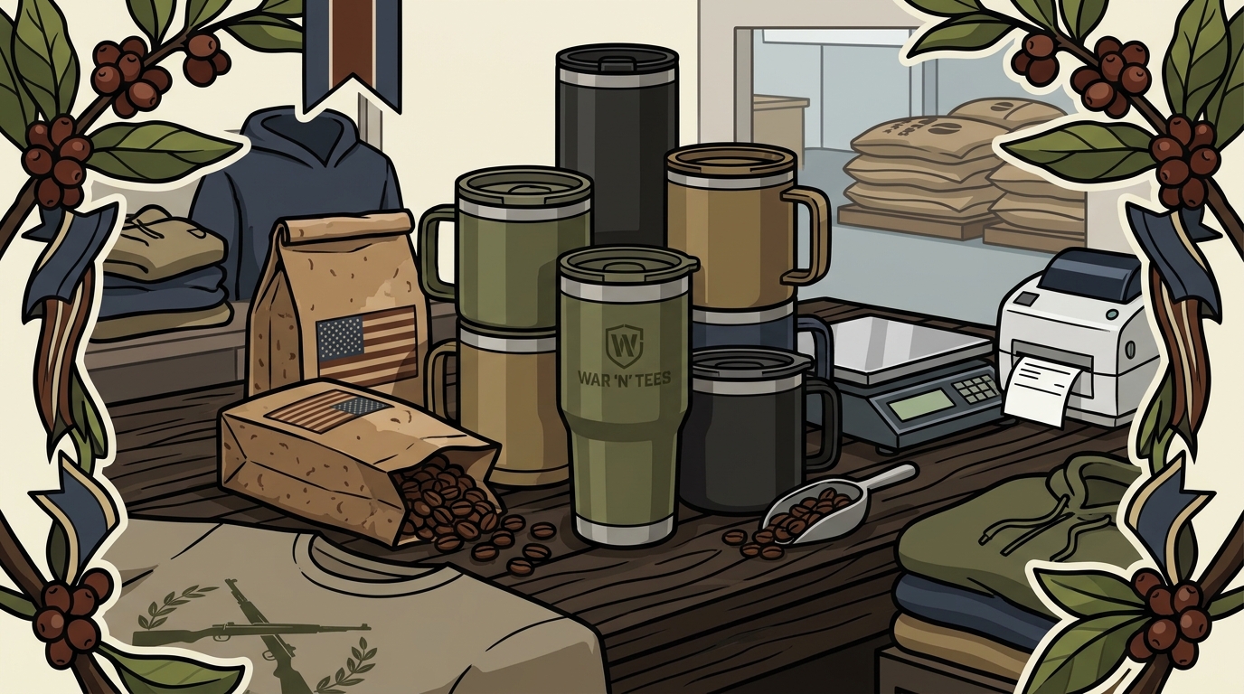 Veteran Coffee Roasters in the Military Drinkware Market