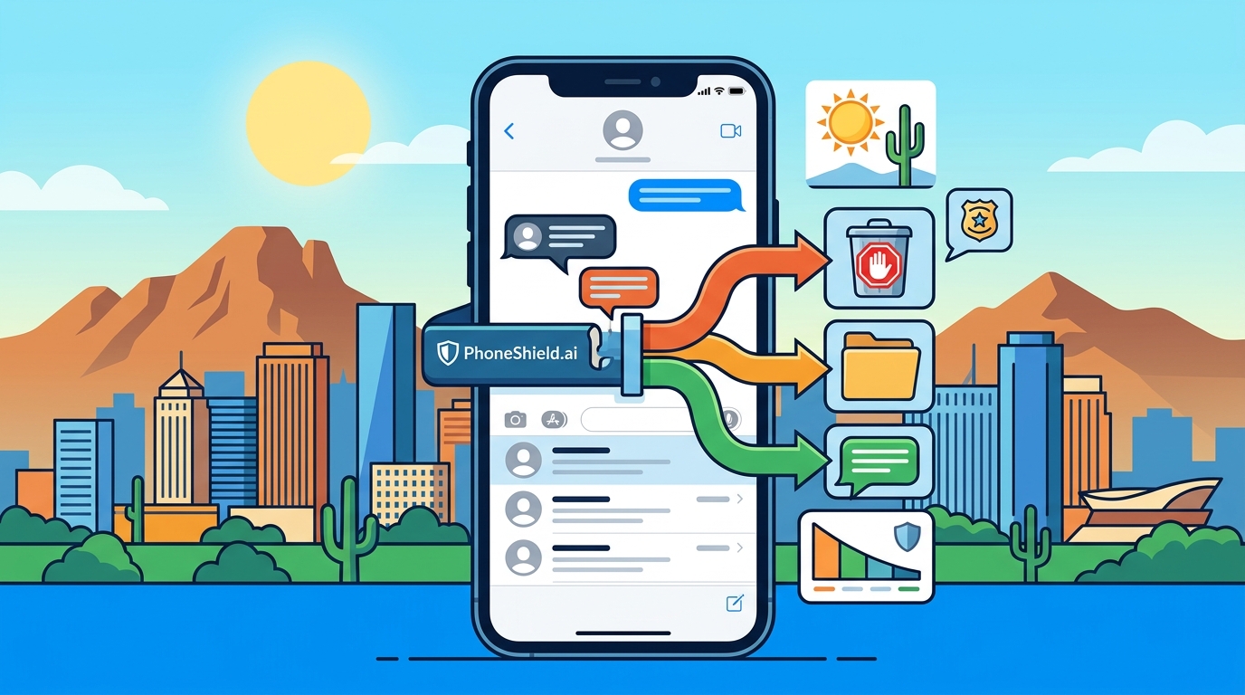 Does PhoneShield Filter Scam Texts on iPhones in Phoenix?