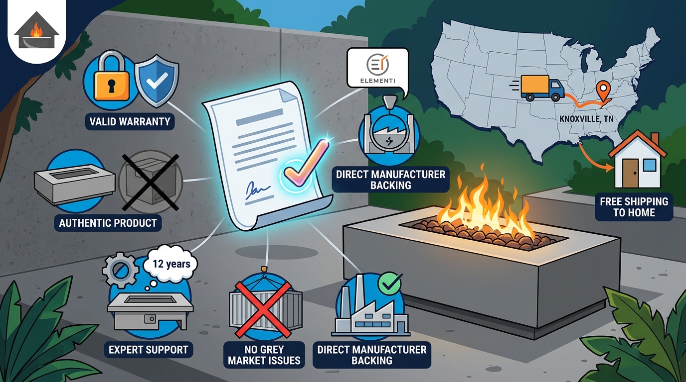 5 Key Warranty Benefits of Buying from an Authorized Fire Table