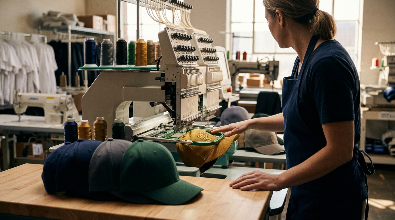 Choosing a Local Embroidery Shop for Branded Hats