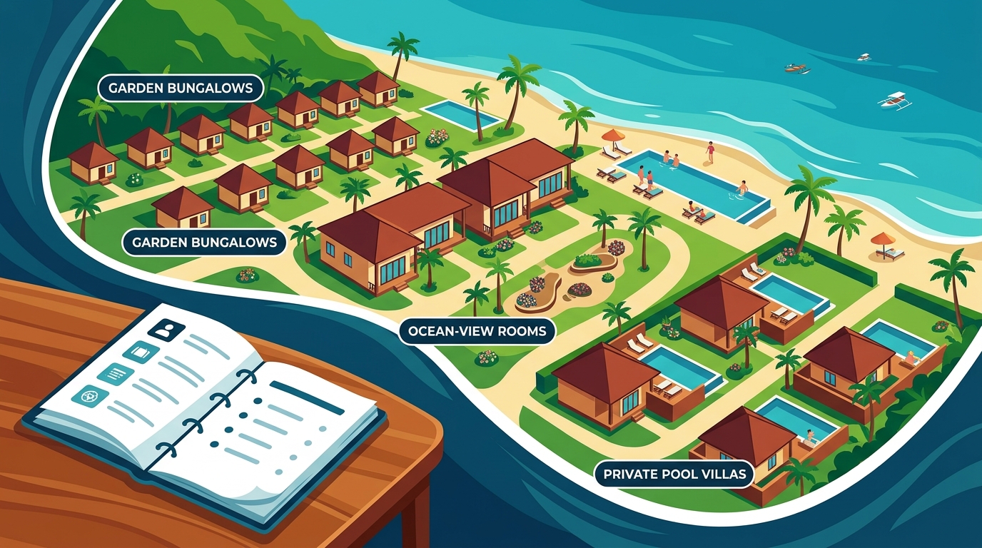 Senggigi Room and Villa Options for Beach Vacations