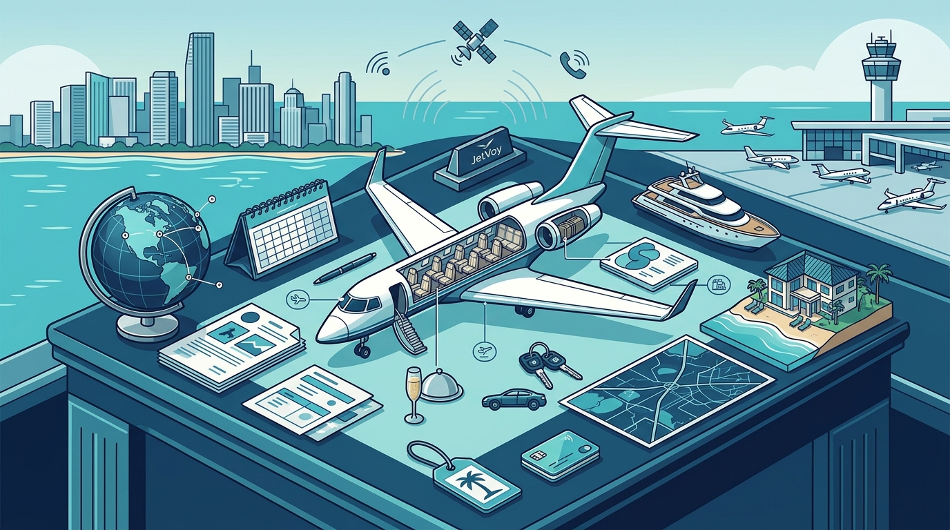 Coordinating Private Jet Travel Through a Miami-Based Concierge