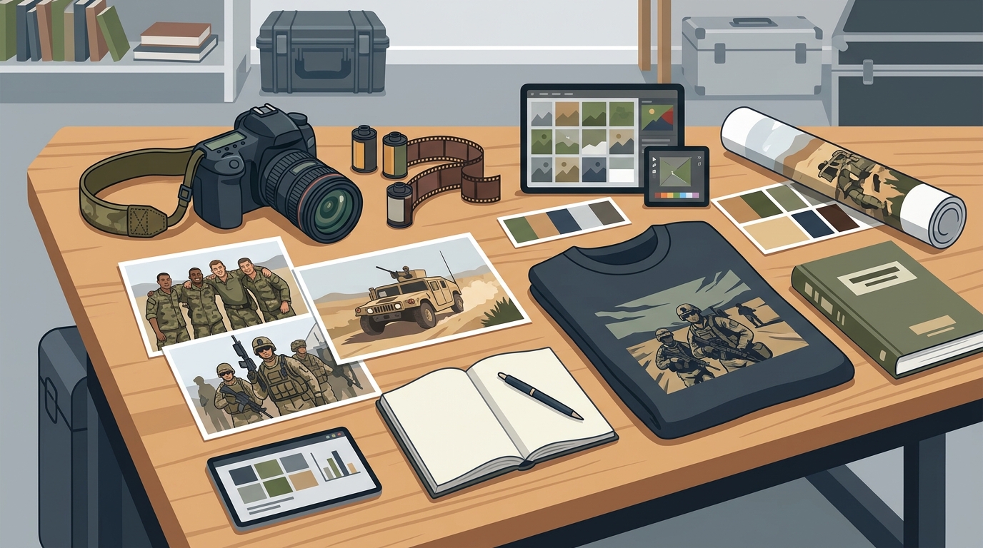 Veteran Combat Photography: Stories Behind the Designs