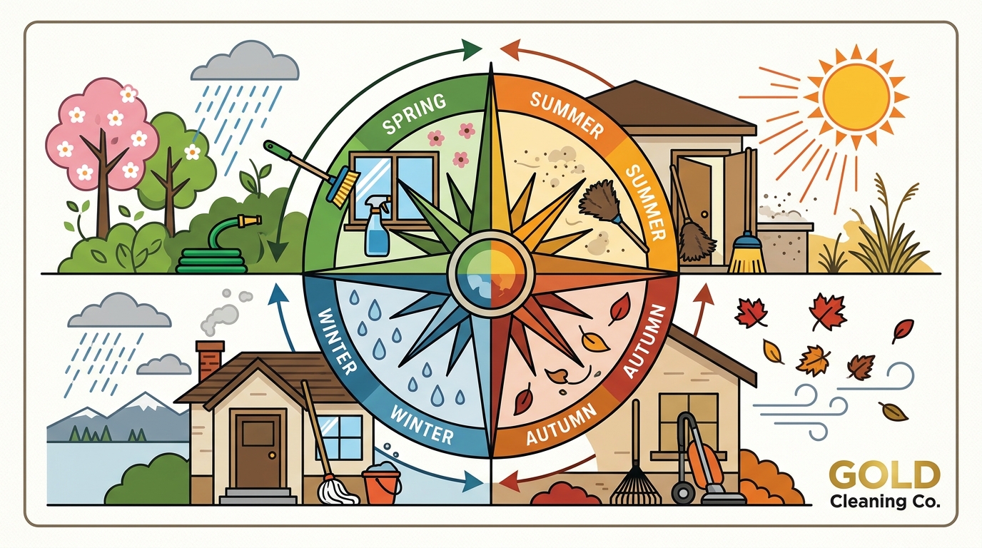 7 Ways to Adjust Your Cleaning Schedule Year-Round