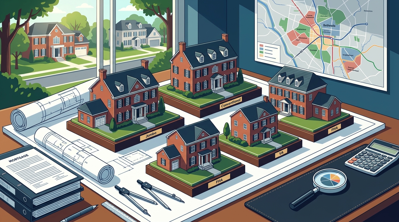 Top 5 Mortgage Types for Bethesda Homebuyers