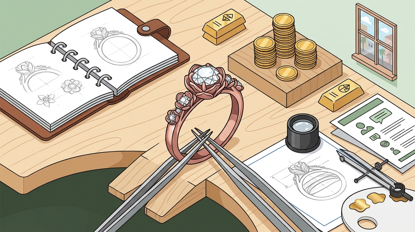 Budgeting for Custom Floral Engagement Ring Designs