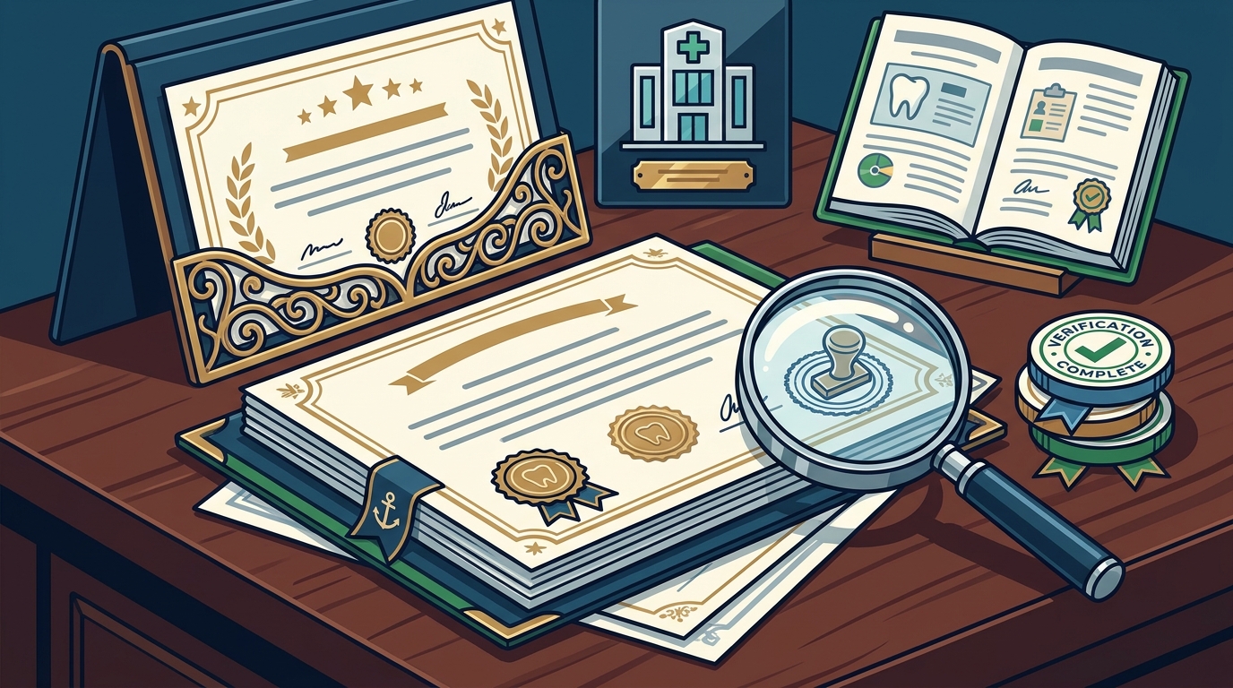 How to Verify Dental Practice Credentials and Certifications