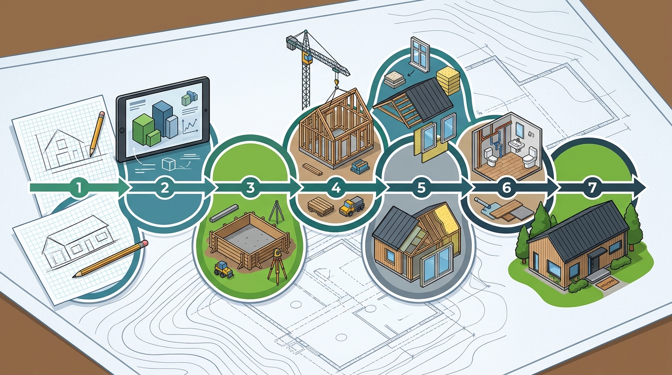 7 Stages of Building a Custom Villa in Sweden