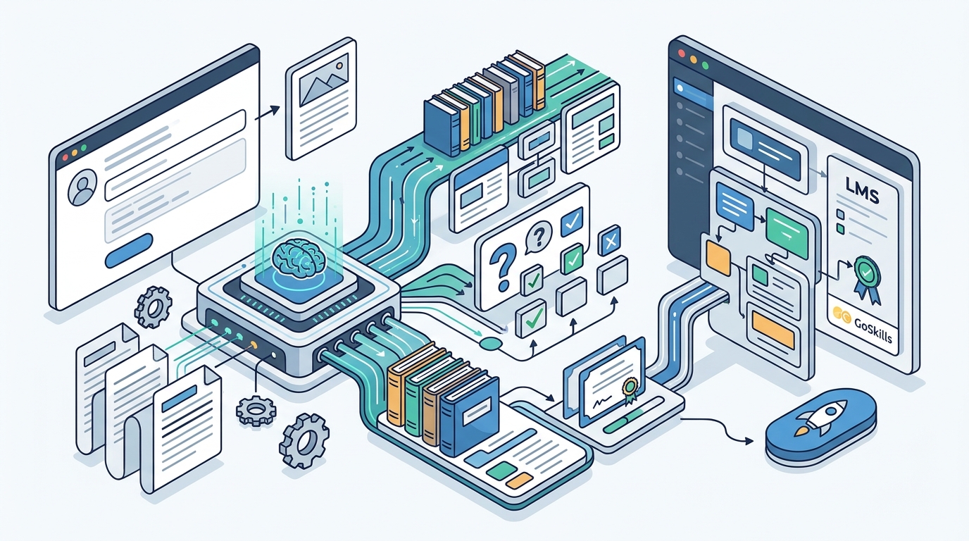 How Small Teams Use AI to Build Training Courses in Minutes