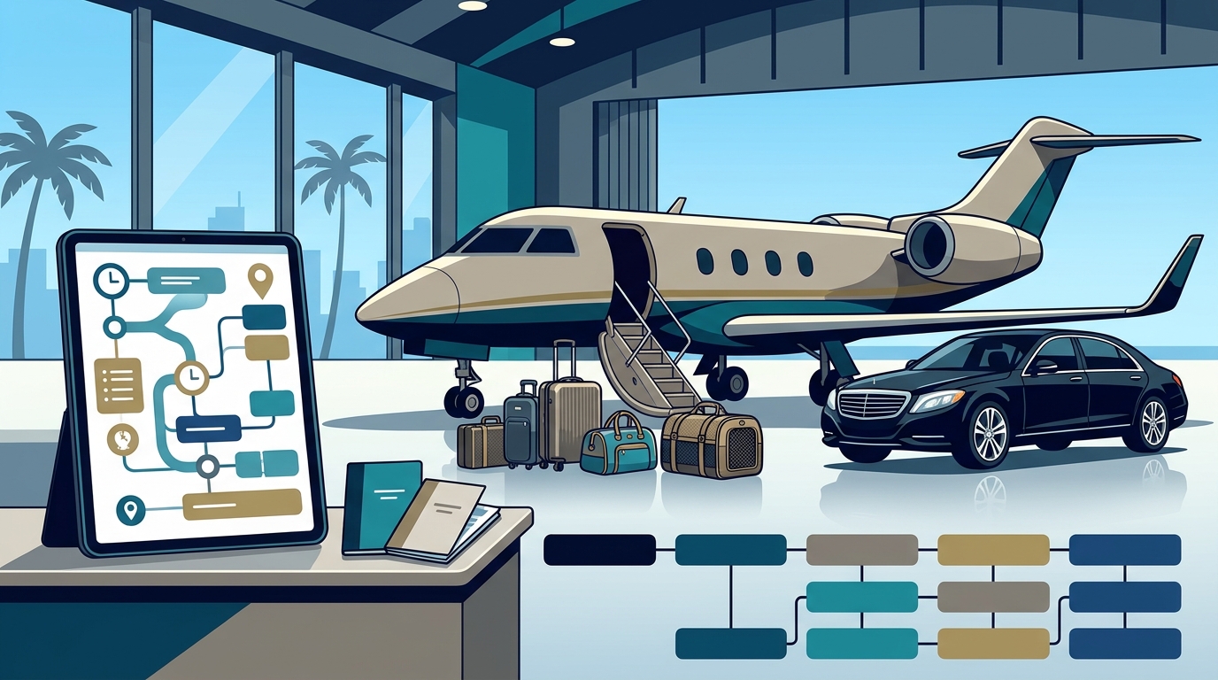 Private Jet Family Travel from Miami: Key Coordination Factors