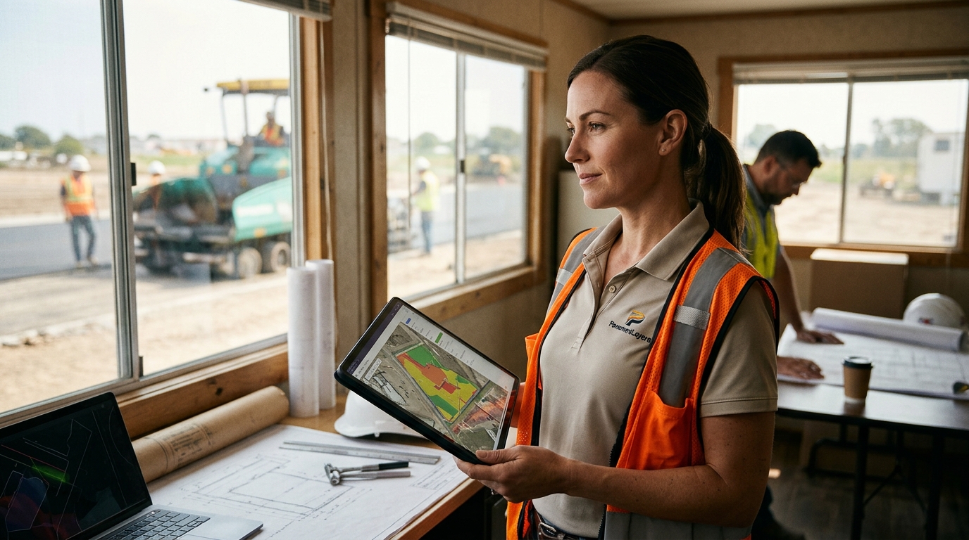Digital Quantity Takeoffs for Pavement Estimates